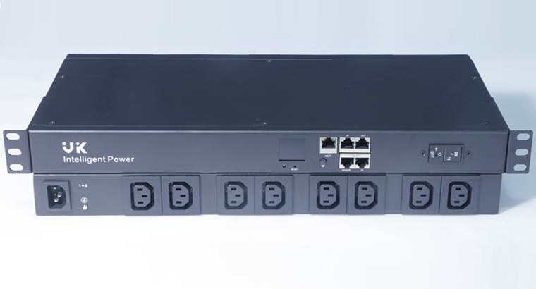 VK Easy Rack PDU, Switched, 1U, 1 Phase, 2.5kW, 250V, 10A, 8x C13 outlets, IEC60320 C14 inlet