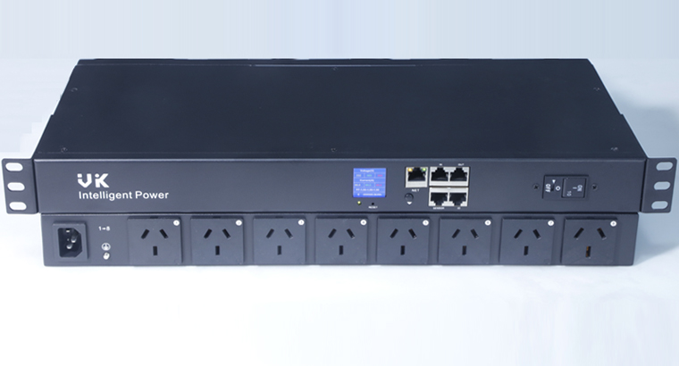 VK Easy Rack PDU, Switched, 1U, 1 Phase, 2.5kW, 250V, 10A, 8xAustralian outlets, IEC60320 C14 inlet