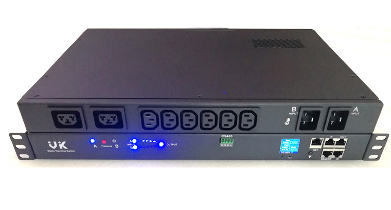 1U 2U 16A 32A Static Transfer Switch / ATS