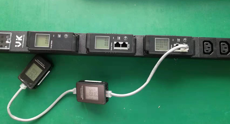 RS485+ temperature and humidity sensor PDU